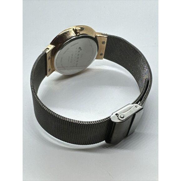 Skagen SKW2120 Women's Gray Stainless Steel Mesh Analog Dial Quartz Watch JNA907 - Picture 8 of 11